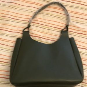 Neiman Marcus olive leather tote/purse